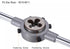 uxcell Die Stock Handle Wrench Set with M10 x 1.25 Threading Round Die and 30mm Holder, Adjustable Tool