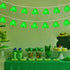 20LED 12Ft 20 St Patrick's Day Decorations Lights, Clear Green Shamrock String Lights Outdoor Waterproof with LED Lucky