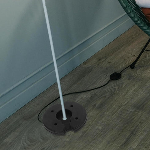 5.11X4.92 Inch Counterweight Zerodeko Weighted Block Floor Lamp Base Replacement Iron for Lamp Stability and DIY