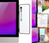 Removable Multi-Use Memo Board, 11.8" x 4.3" Magnetic Whiteboard - Desk Mirror, Phone Mount, Document Holder & More