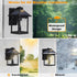 BESMYJ 3 IP65 Solar Porch Lights Outdoor, Solar Wall Lanterns with Modes Motion Sensor & Waterproof, Dusk to Dawn LED