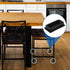 8 4 2 Inch uxcell Pcs Rectangle Tubing End Caps x Plastic Hole Plugs Insert End Cap for Metal Tubing Post Chair Leg