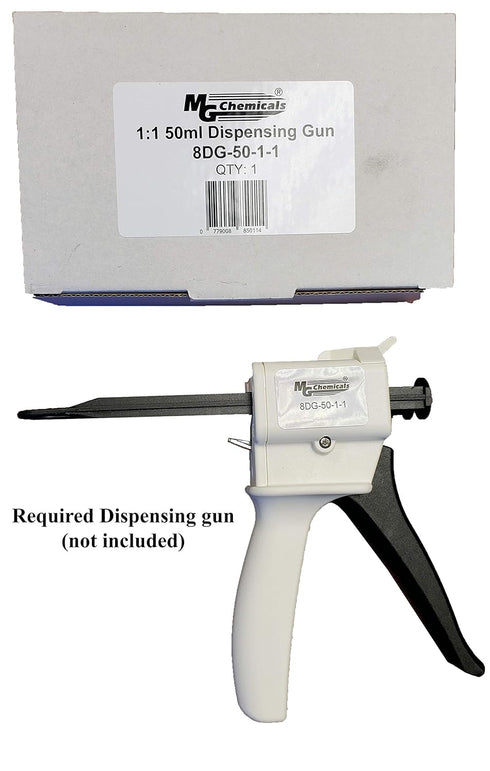 MG Chemicals 9200FR Flame Retardant Structural Epoxy Adhesive, 45ml Dual Pneumatic Dispenser