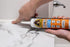 Gorilla Waterproof Caulk & Seal, 100% Silicone Sealant, All Purpose, White, 10oz Cartridge, Pack of 2