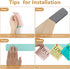 Felt Pin Board Bar Strips Bulletin Board for Home Wall Decoration with Self Adhesive Cork Board and Push Pins