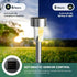 16 Pack GIGALUMI Solar Path Lights Outdoor,Solar Lights Outdoor Waterproof,Stainless Steel LED Landscape Lighting,Solar