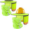 KJX Hardhat Sun Shade, Hard Hat Visor Sun Shade Full Brim with Mesh