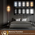 GOODATE 3000K-6500K 10%-100% 12W 6FT 1 Pack Plug in Wall Sconces with Stepless Adjustable Colors and Brightness