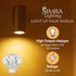 Simba Lighting MR11 Halogen 20W 12V FTD Spotlight Light Bulbs (10 Pack) GU4 Bi-Pin Base, Warm White 2700K Dimmable