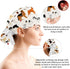 IROLSKDNFH Working Caps with Button Long Hair Cute Cartoon Bear Flying in Rocket Ponytail Holder Tie Back Hat for Women