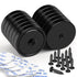 TRYMAG 12 Pcs Black Rare Earth Magnets with Holes, 110lb Strong Neodymium Cup Magnets