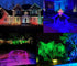 25W 120V 25W Color LED Outdoor Landscape Spotlight with Strobe Lighting - Waterproof RGB Spot Lights for Yard Tree