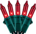 YULETIME 200 Red Christmas Lights, 2 Sets of 33 Feet 100 Count UL Certified String Lights (Red - Green Wire)