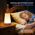 Dimmable Night Light, Touch Bedside Table Lamp, Remote Control Desk Lamp with RGB Color Changing, Portable Table