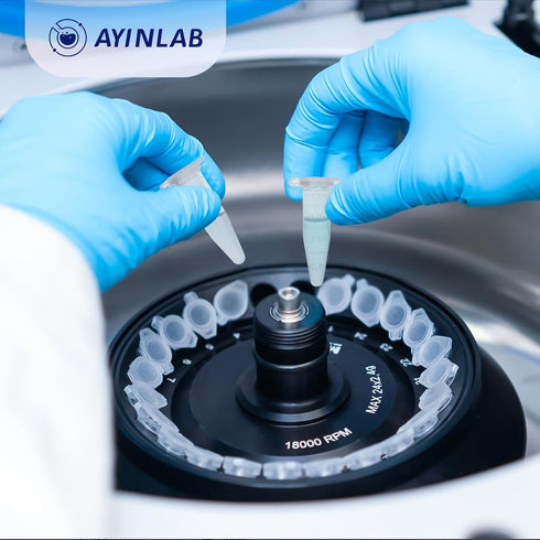 Microcentrifuge Tubes 1.5ml, AyinLab 500pcs Polypropylene Plastic Tubes with Leak-Proof Snap Caps