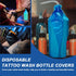250pcs Tattoo Bottles Bags with 2pcs 250ml Tattoo Wash Bottles, Disposable Squeeze Bottle Sleeves for Tattoo Kits