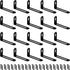 AUXBC 20Pcs 2.6"x1.3"x0.6"Adjustable Right Angle Brackets, Slotted L Bracket Metal 90 Degree Corner