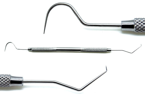 Premium Instruments 3 Dental Explorer 23/17a Double Ended Diagnostic Endodontic Examnation Instrument