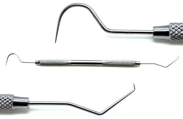 Premium Instruments 3 Dental Explorer 23/17a Double Ended Diagnostic Endodontic Examnation Instrument