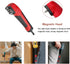 Right Angle Attachment for Electric Screwdriver, 90 Degree Corner Device, Shockwave Impact Duty (Red, Black)