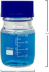 Karter Scientific 100ml Glass Round Media Storage Bottles with GL45 Screw Cap, Borosilicate Glass, 251X2 (Pack of 2) by Karter Scientific