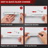 7-In-1 Multipurpose Utility Knife, Stainless Steel Retractable Box Cutter with 10PC SK5 Blades