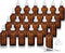 JUVITUS 24 Pack Amber Glass Boston Round Dropper Bottles + Funnel, 2 oz / 60 ml