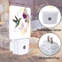 Hummingbird Groovy Flowers Dusk to Dawn Night Light, Auto Sensor Lamp Home Indoor Stairway Kitchen Corridor, Night
