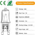 G9 Bulb 40 120 Dimmable T4 (10 Pack) Halogen Watt Volt JCD Type Bi-Pin Base for Chandeliers, Pendants, Cabinet Lights
