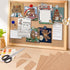 BENECREAT 6PCS Cork Sheet, 12x12inch Square Sand Brown Coasters for Bulletin Boards, Wall Decorations and DIY Crafts,