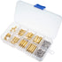M2.5 Male Female Hex Brass Spacer Standoff Screw Nut Assortment Kit, 180Pcs