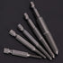5pcs Broken Head Screw Screw Extractor Hex Handle Electric Extracting Tool Damaged Bolts Removal Tool Easy Out Kit