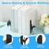 Tcwhniev 4 Pcs Dragon Metal Bookend, Book End for Shelf Bookshelf Home Office Desk Bookshelf Decor Present for Dragon