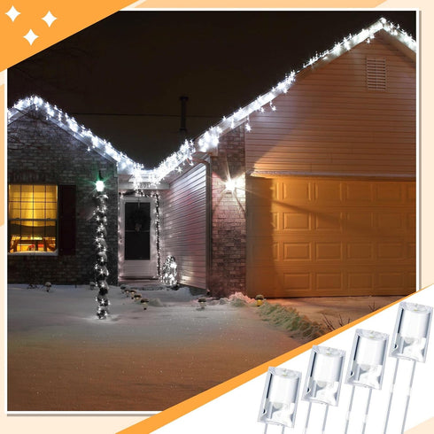 Mudder 60 Pcs LED 5mm Outdoor String Lights Replacement Bulbs, Energy Efficient Connectable Light Set for Patio