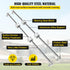 BestEquip Linear Rail Slide Set - 2PCs 20mm x 1000mm with 4Pcs Block Bearings and Shaft Support