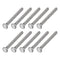 20Pcs Hex Bolts (1/4-20x4"), 304 Stainless Steel UNC Fully Threaded Hex Head Screw Bolt for Furniture Repair