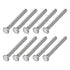 20Pcs Hex Bolts (1/4-20x4"), 304 Stainless Steel UNC Fully Threaded Hex Head Screw Bolt for Furniture Repair