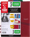 Five Star 2-Pocket Dividers, Tabbed, Colors Will Vary, 3 Pack (81210)