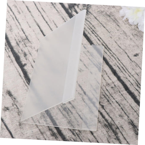LALAFINA Acrylic Double-sided Seat Card Display Card for Acrylic Table Change Lightweight Practical Design Suitable