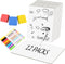 Set of 12 Small White Board Dry Erase Boards 9"x12” Double Sided for Students, Teachers, School Supplies with Mini