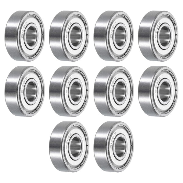uxcell 10pcs 608ZZ Miniature Deep Groove Ball Bearings 8x22x7mm for Electric Motor, Home Appliances