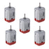 Heyiarbeit 5pcs 3V 16500RPM DC Motor Round Shaft Micro Electric Motor for DIY Electronic Equipment Model