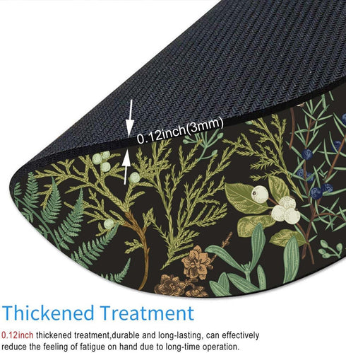Nphuriy 7.97.90.12 inches Mouse Pad, Magical Forest Mouse Pad, Washable Round Cloth Mousepad for Gaming Office Laptop