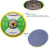 PSA Sanding Pads for Dual Action Air Sander, 6 inch