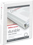 Office Depot Nonstick Round-Ring View Binder (OD02960) - 1in. Rings, 100% Recycled, White