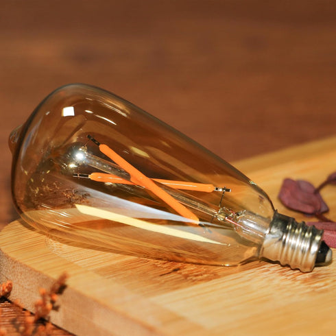 25watt Bulbs, ST38 Bulbs, 6pcs 2200K Repalcement Light Chandelier Wall Sconce Table Lamp Bedroom Living Room Restaurant