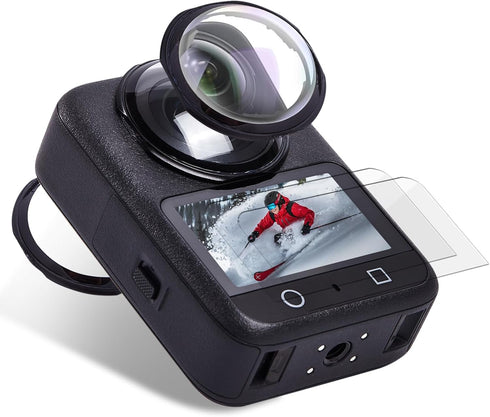 JZW-Shop PC Lens Guard with 2 Pack Screen Protectors Compatible with DJI