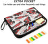 Sport Cars File Folders, Plastic Expandable Folder with 13 Pockets, A4 Letter Size for School Office