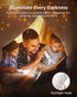 AosBet 2-in-1 2 Pack) LifeImpree Rechargeable Motion Sensor Night Light Portable LED Night Light Flashlight with Dusk
