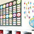 Word Wall Bulletin Board Set, 128 Pcs Alphabet Classroom Decoration